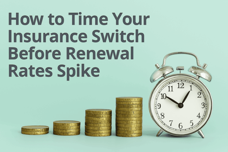 How to Time Your Insurance Switch Before Renewal Rates Spike