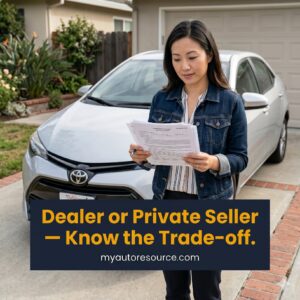 Private Seller vs. Dealer for a Used Car in 2026: How to Decide