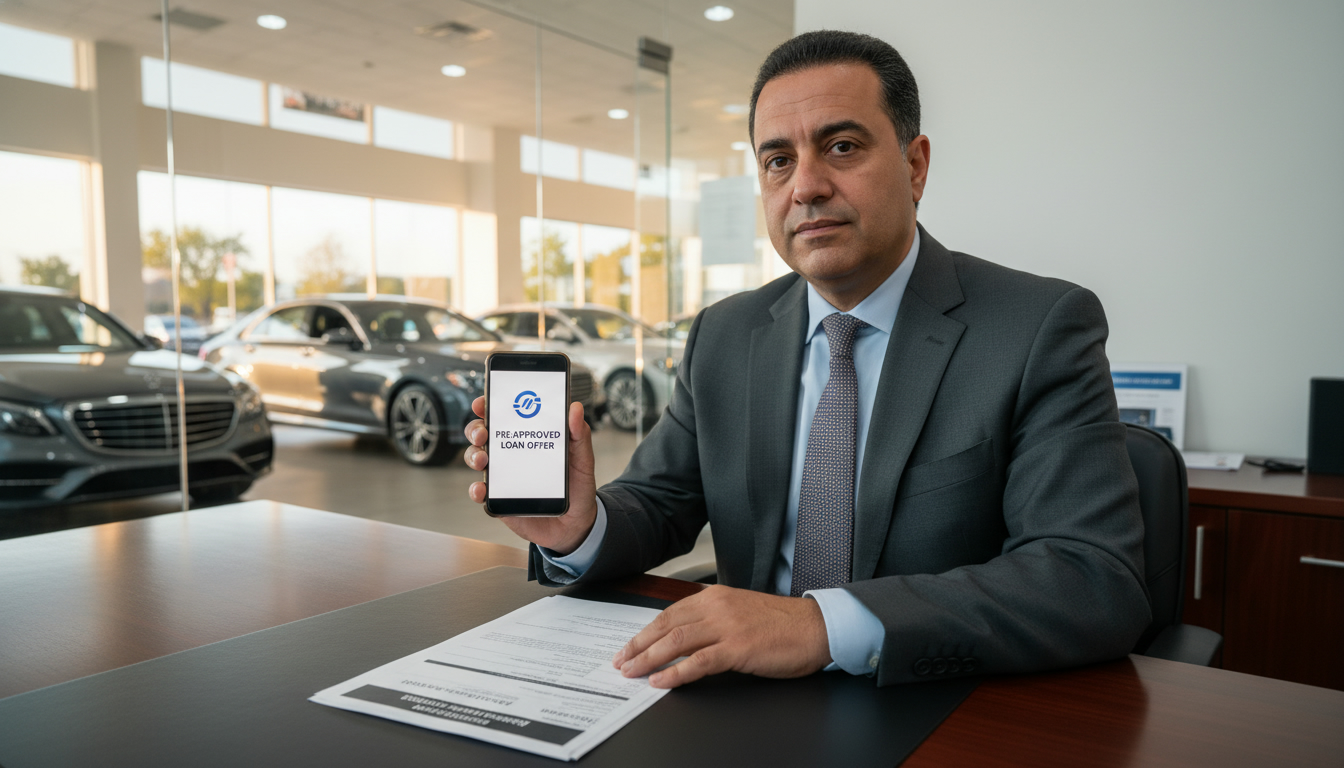 A pre-approval letter on the phone screen is the cheapest fraud and markup defense a buyer can carry into the finance office.